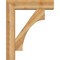 Ekena Millwork Westlake Block Rough Sawn Bracket w/ Offset Brace, Western Red Cedar, 8"W x 32"D x 40"H BKT0806X32X40WTL05RWR - alternate 2